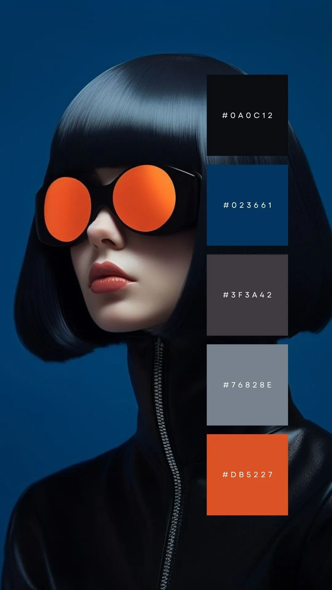 Brand color palette design