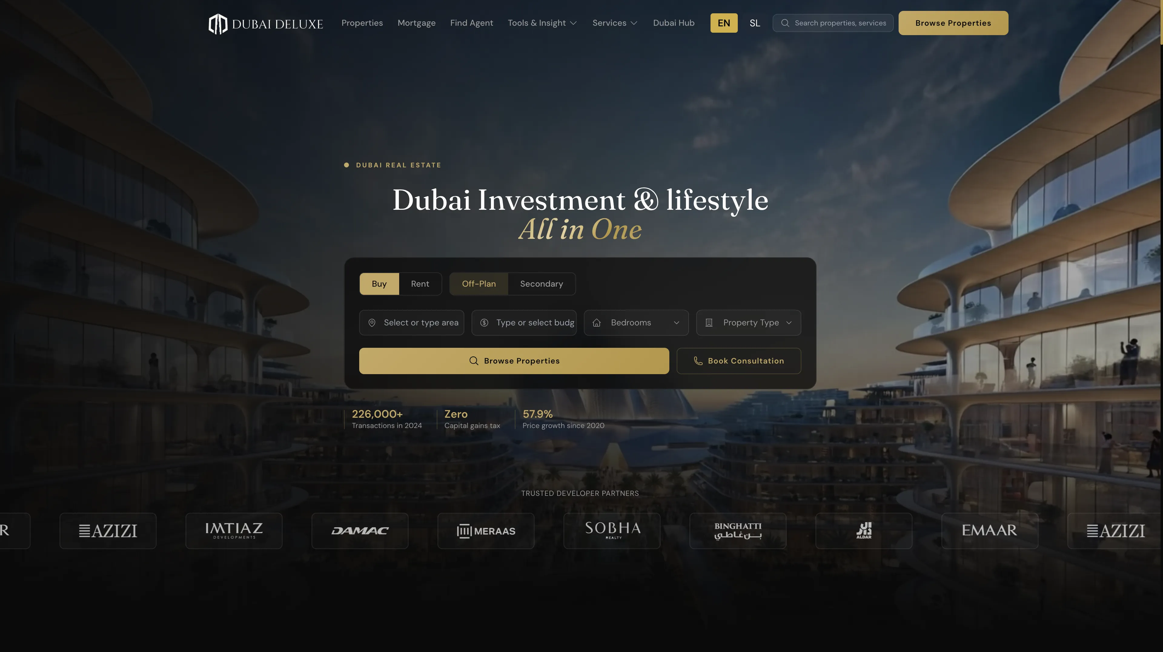 Dubai Deluxe Website