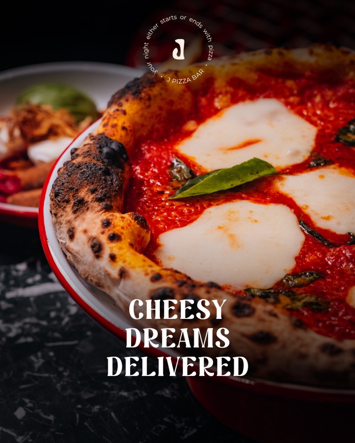 J Pizza House — cheesy dreams delivered