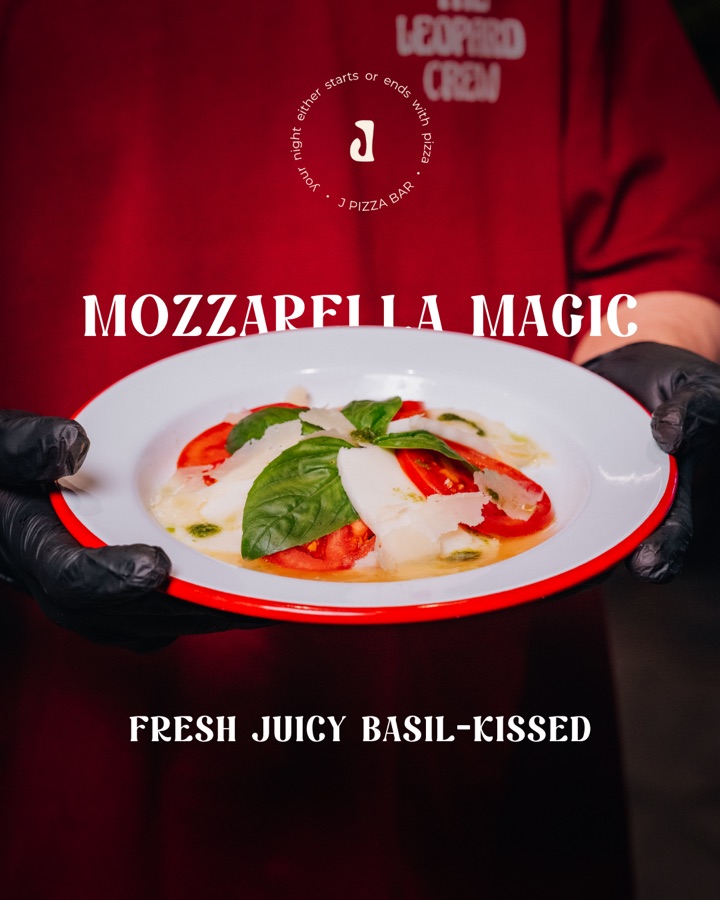 J Pizza House — mozzarella magic