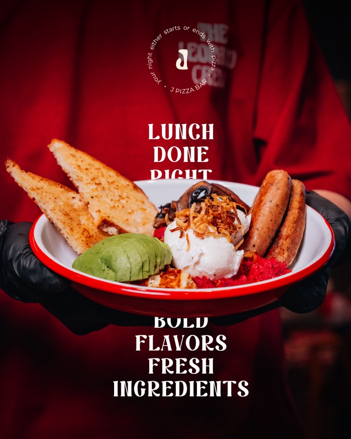 J Pizza House — lunch done right