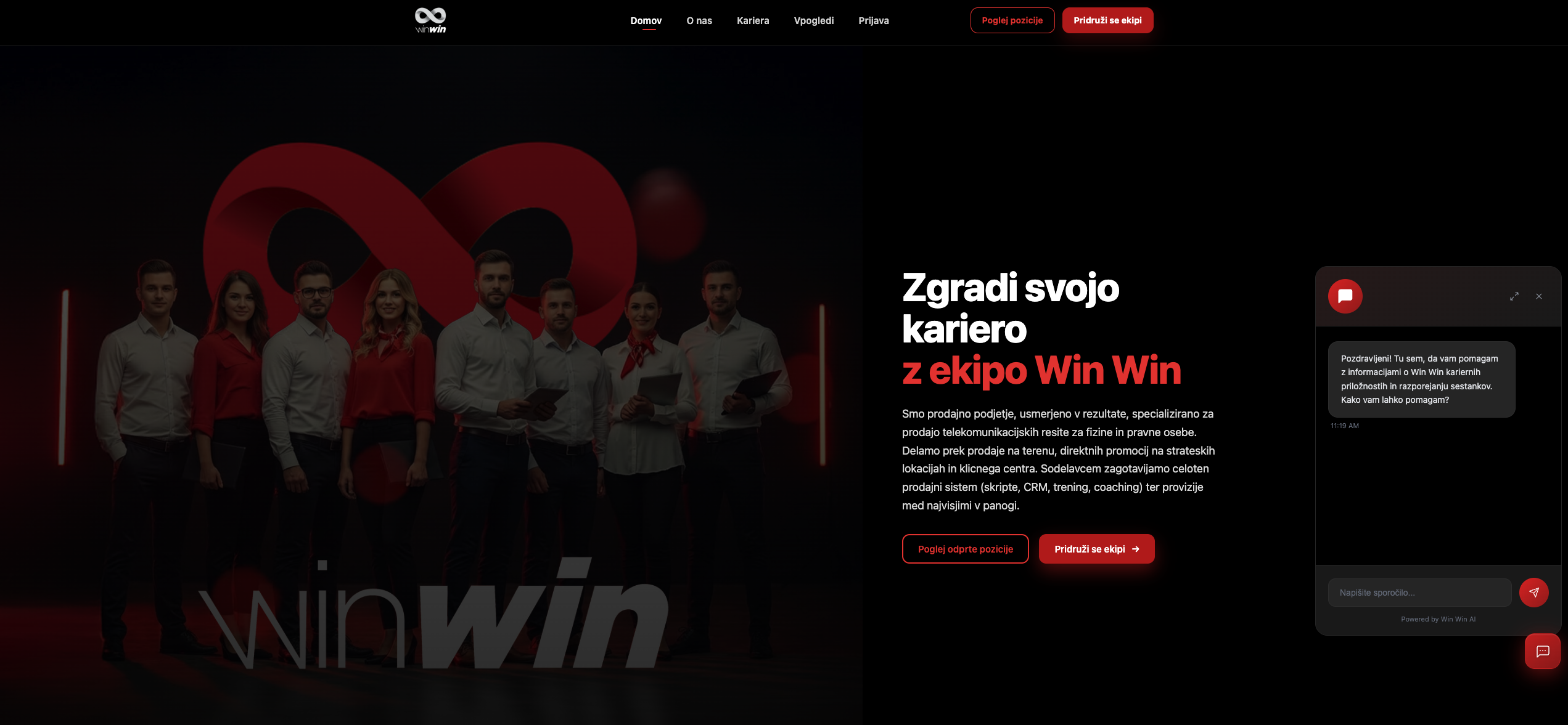 Win Win — careers landing page