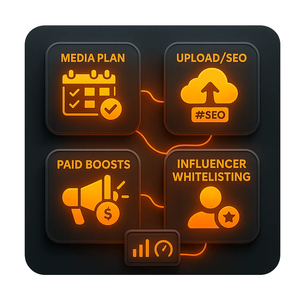 Distribution media plan and performance analytics in Dubai