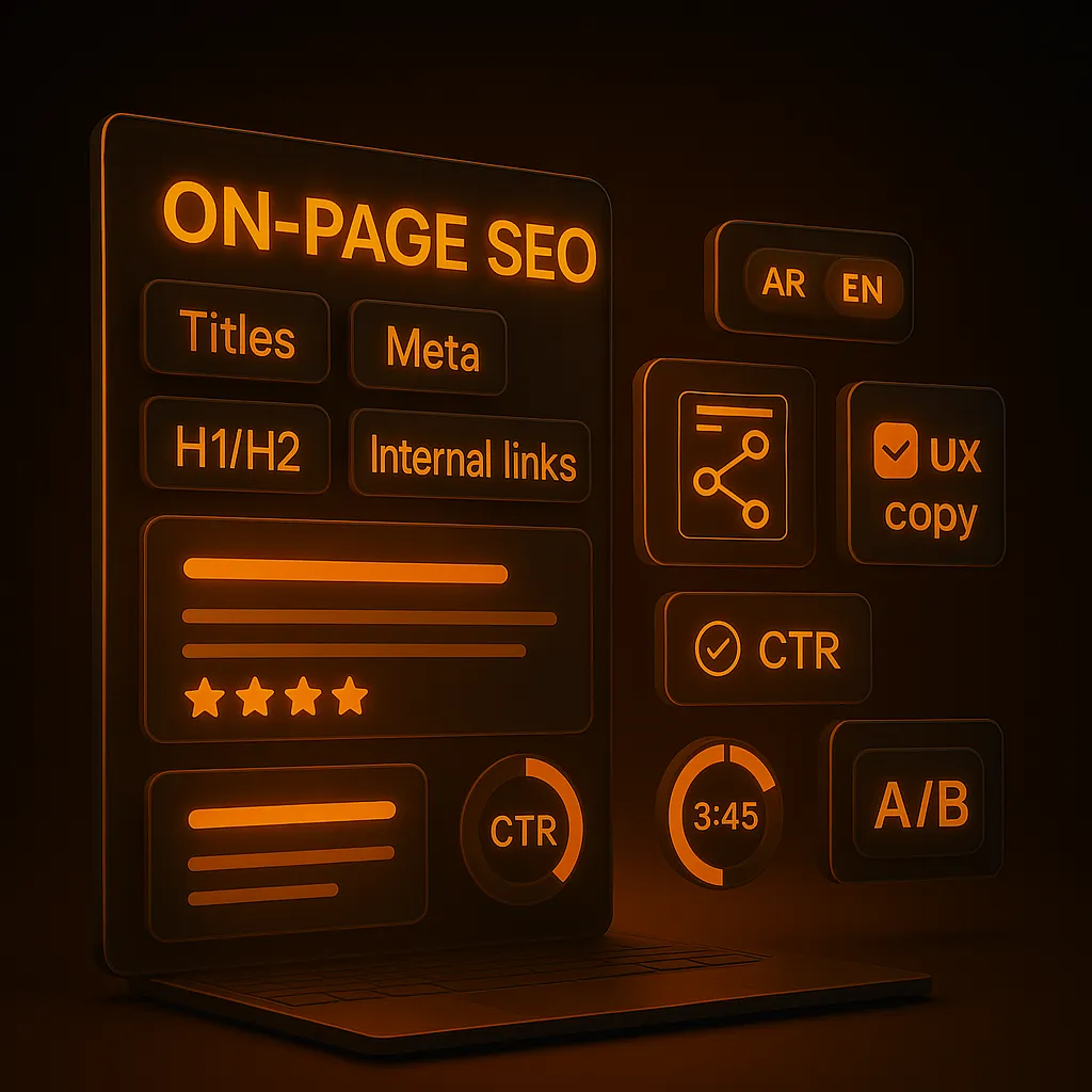 On-page SEO and content optimisation