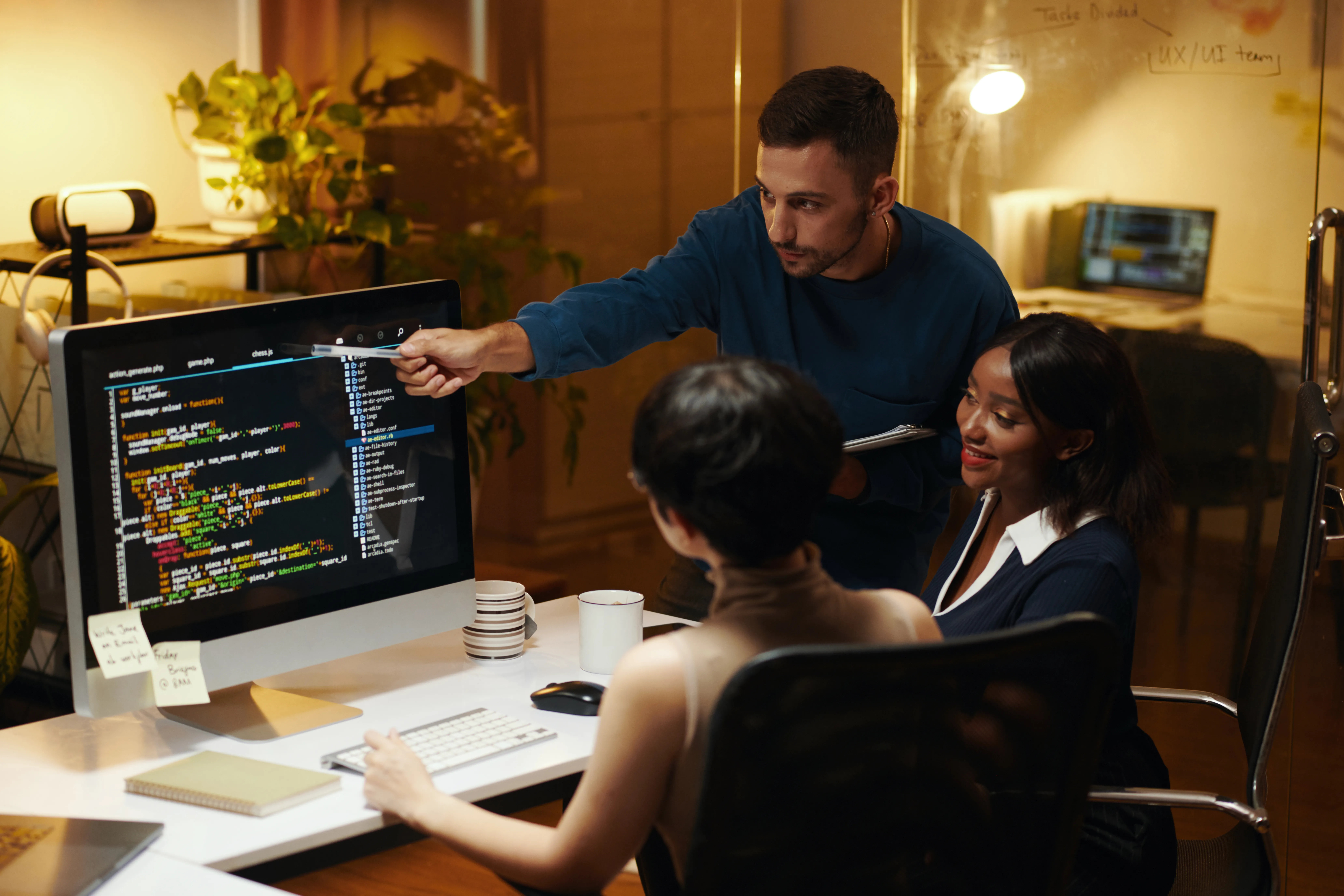 Web development illustration